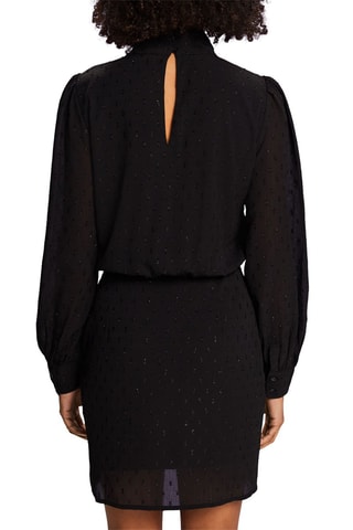 Vestido evasé - Negro