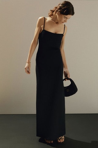 Vestido largo - Negro