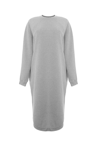 Vestido sudadera con capucha - Gris