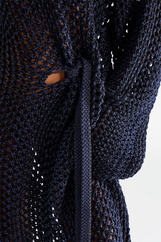 Vestido largo de lana - Multicolor