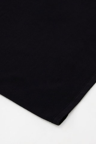 Vestido largo con capucha - Negro