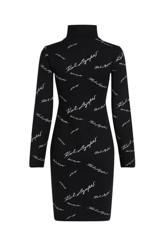 Vestido jersey - Negro