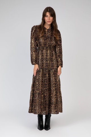 Vestido comprido - Castanho