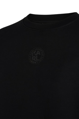 Vestido sudadera de algodón orgánico - Negro