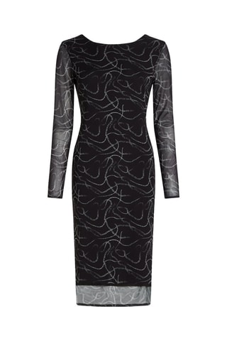 Vestido recto - Negro