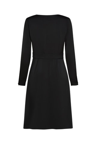 Vestido cruzado - Negro