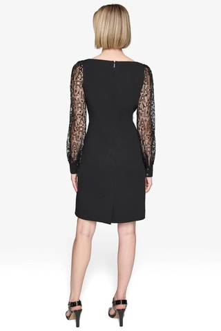 Vestido recto - Negro