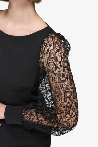 Vestido recto - Negro