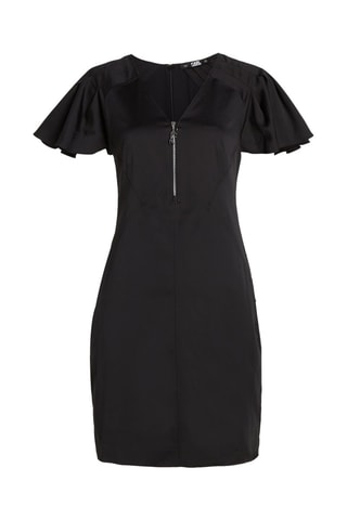 Vestido recto - Negro