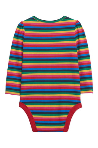 Body de algodón orgánico - Rojo y verde