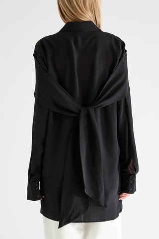 Camisa de seda - Negro - Raey