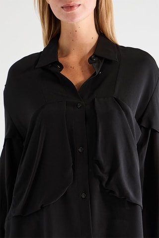 Camisa de seda - Negro - Raey