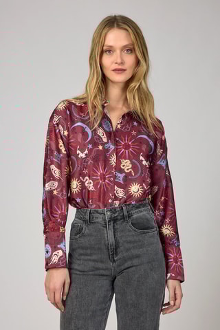 Blouse - Bordeauxrood