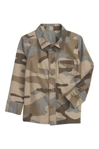 Camisa de algodón orgánico - Caqui