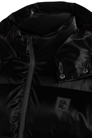 Anorak con capucha - Negro