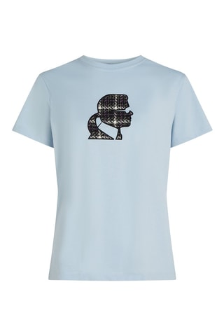 Camiseta de algodón orgánico - Celeste