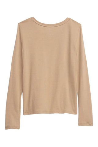 Camiseta de algodón orgánico - Camel