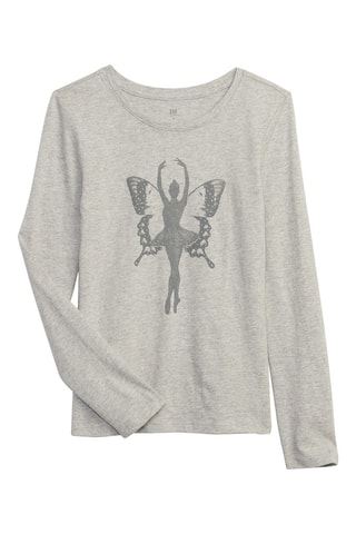 Camiseta - Gris claro jaspeado