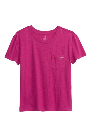 Camiseta de algodón orgánico - Fucsia