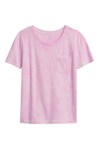 Camiseta tie-dye de algodón orgánico - Rosa