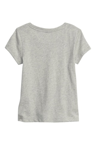 Camiseta de algodón orgánico - Gris claro jaspeado