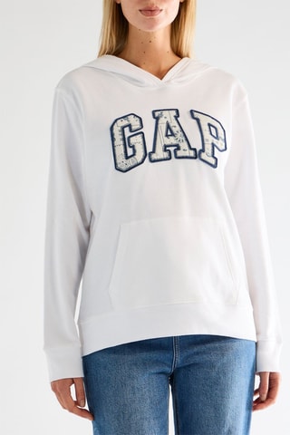 Sudadera con capucha - Blanco