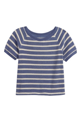 Sudadera suave al tacto - Azul marino y blanco