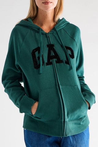 Sudadera con capucha - Verde