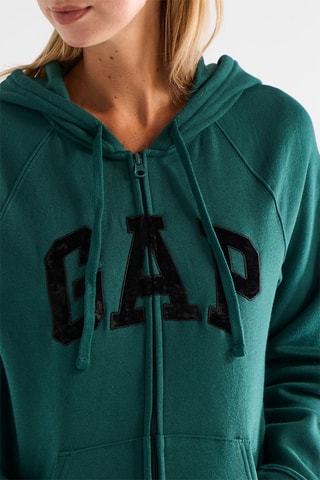 Sudadera con capucha - Verde