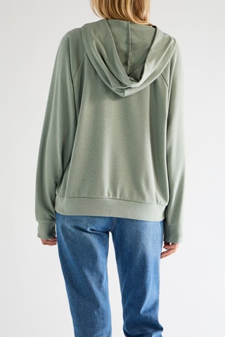 Sudadera con capucha - Verde oliva