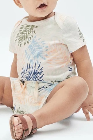 Short tie-dye - Blanco