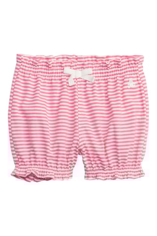 Cubrepañal de algodón orgánico - Rosa y blanco