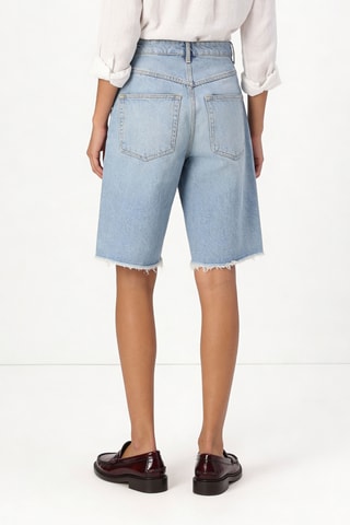 Bermudas de algodón orgánico - Índigo