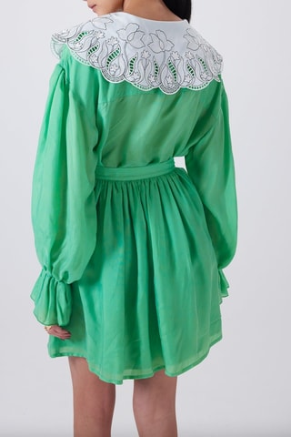 Falda avolantada Orso - Verde