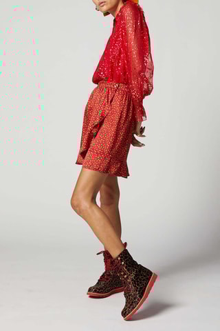 Falda cruzada - 
Rojo