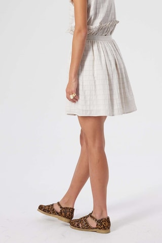 Falda recta - Blanco