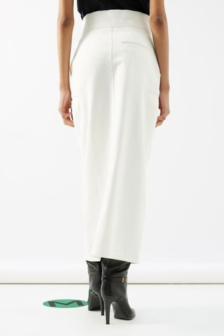 Falda de tubo de talle alto - Blanco - Raey