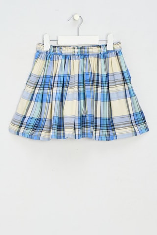 Falda - Azul y crudo