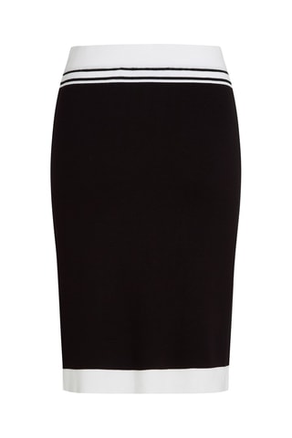 Falda cruzada - Negro