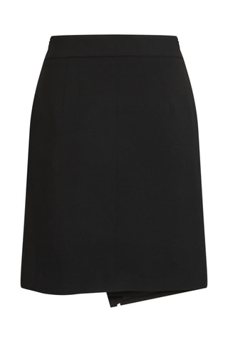 Falda cruzada - Negro