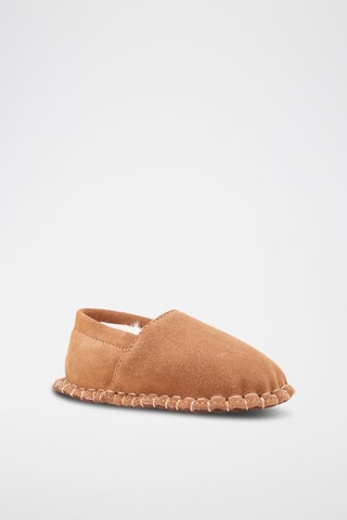 Patucos forrados de piel ovina - Camel