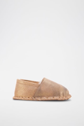 Patucos forrados de piel ovina - Dorado
