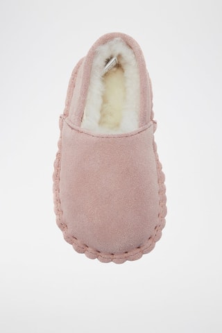 Zapatillas de casa de piel ovina - Rosa