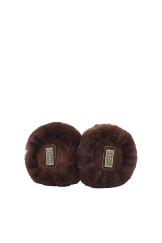 Orejeras de piel ovina - Marrón