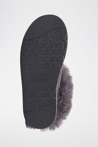 Socas em couro de carneiro - Cinzento