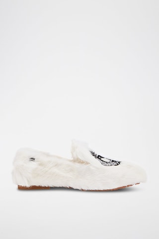 Mocassini in pelliccia di capra e montone - Bianco