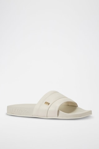 Ciabatte in pelle - Beige