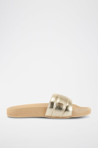 Ciabatte in pelle - Dorato