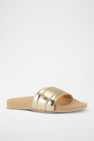 Ciabatte in pelle - Dorato