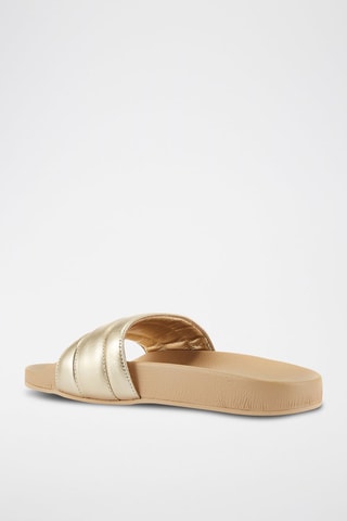 Ciabatte in pelle - Dorato